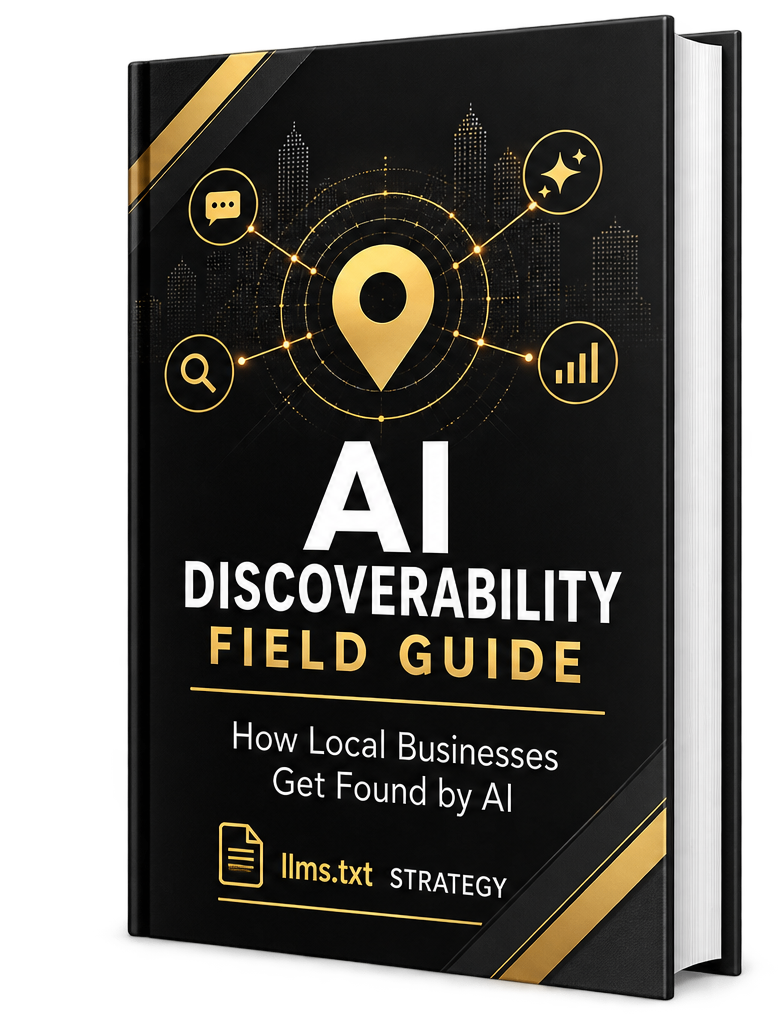 AI Discoverability Field Guide mockup